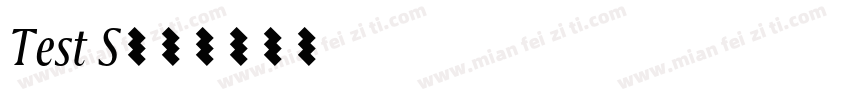 Test S字体转换